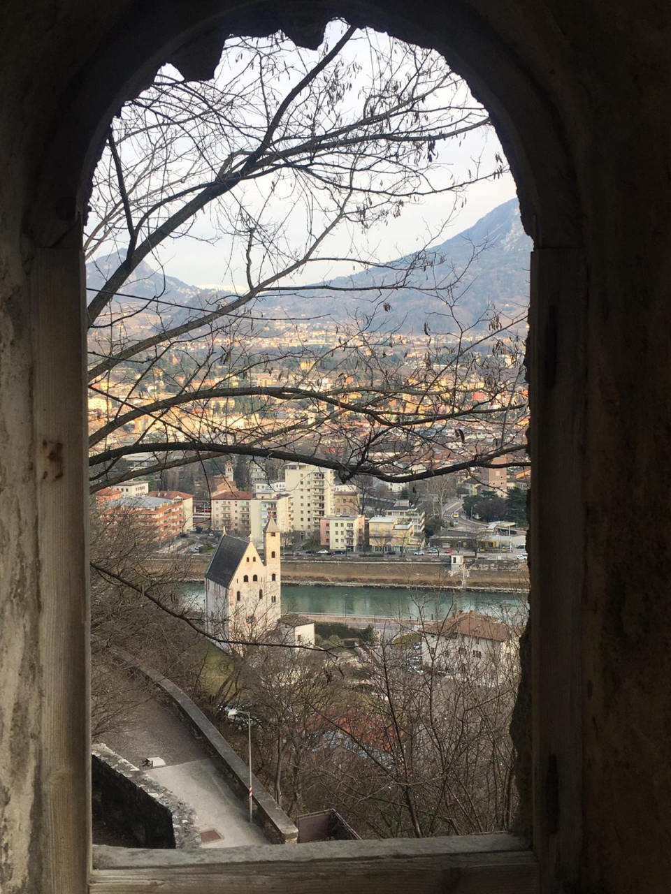 Vista de Trento desde la Fortaleza Napoleónica