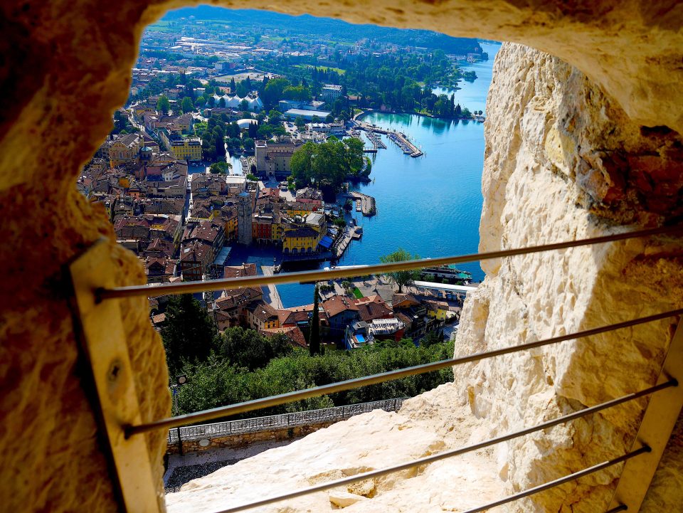 Riva del Garda vista desde el Bastione